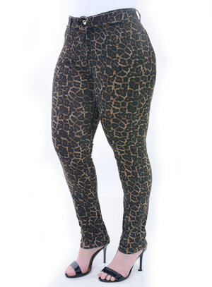 Calça Plus Size Onça