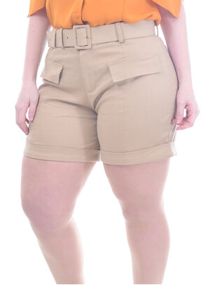 Short Plus Size Sândalo