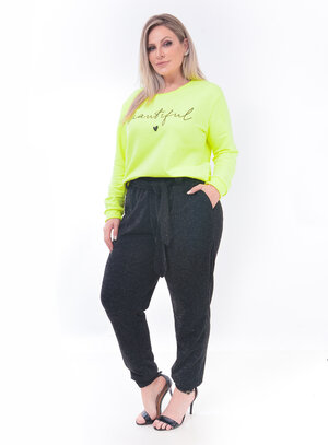 Moletom Neon Plus Size