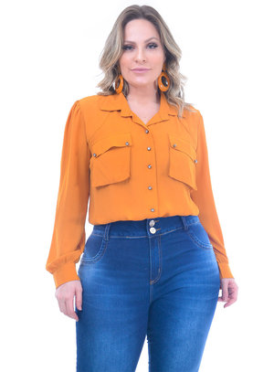 Camisa Plus Size Tibetano
