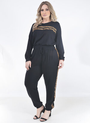 Conjunto Plus Size Preto