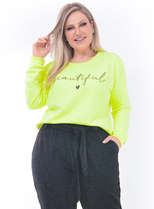 Moletom Neon Plus Size