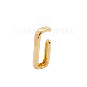 Brinco ear hook encaixe liso Ouro (unitario)