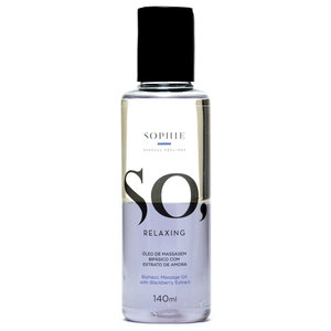 �leo de Massagem Bif�sico com Extrato de Amora - So, Relaxing 140 ml - Linha Sophie
