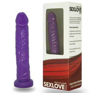 P�nis Real�stico Fininho com Base 15 cm x 2,5 cm