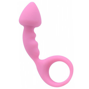 Plug Anal Teardrop Love Pacifier em Silicone