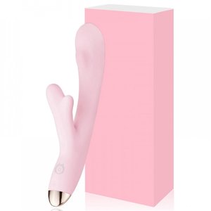 Vibrador com Estimulador Clitoriano com 8 Modos de Vibra��o e Auto Aquecimento 22 cm x 3,8 cm