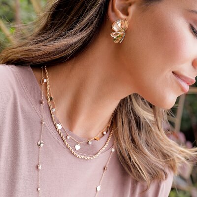 Conjunto Ayla, Sara e Kiara Com Brinco Elegance