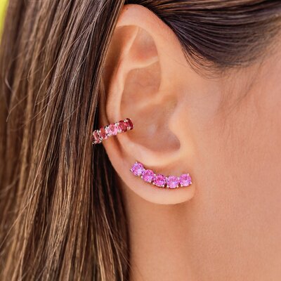 Conjunto De Brincos Ear Cuff Grace E Piercing Lana
