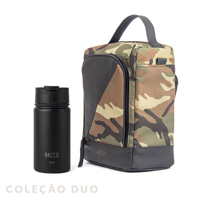 Tumbler Térmico com Infusor + Lancheira Térmica Fast M