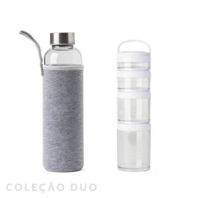 Garrafa de Vidro Perfect Water + Mix Connect
