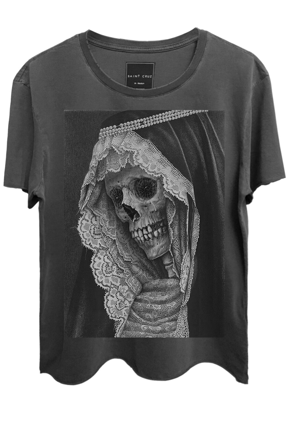 camiseta rasgadinha feminina