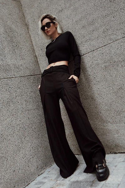 Conjunto Francesca Cropped e Calça